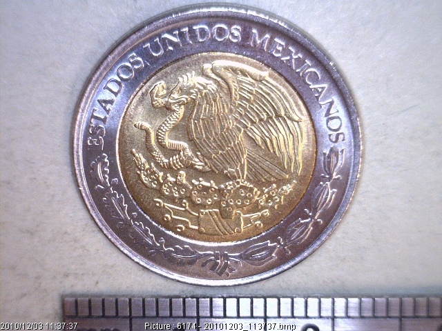 1 Bimetálica 2010 . Inventario Banxico 22649 (anverso)