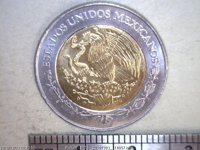 2 Bimetálica 2010 . Inventario Banxico 22654 (anverso)