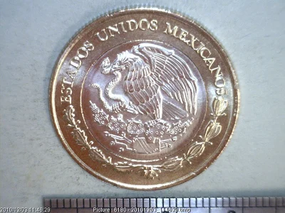 10 Bimetálica 2010 . Inventario Banxico 22664 (anverso)