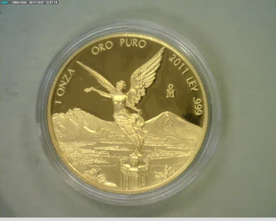 1 Onza Libertad Oro 2011