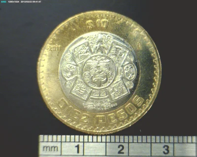 10 Pesos Bimetálica 2011