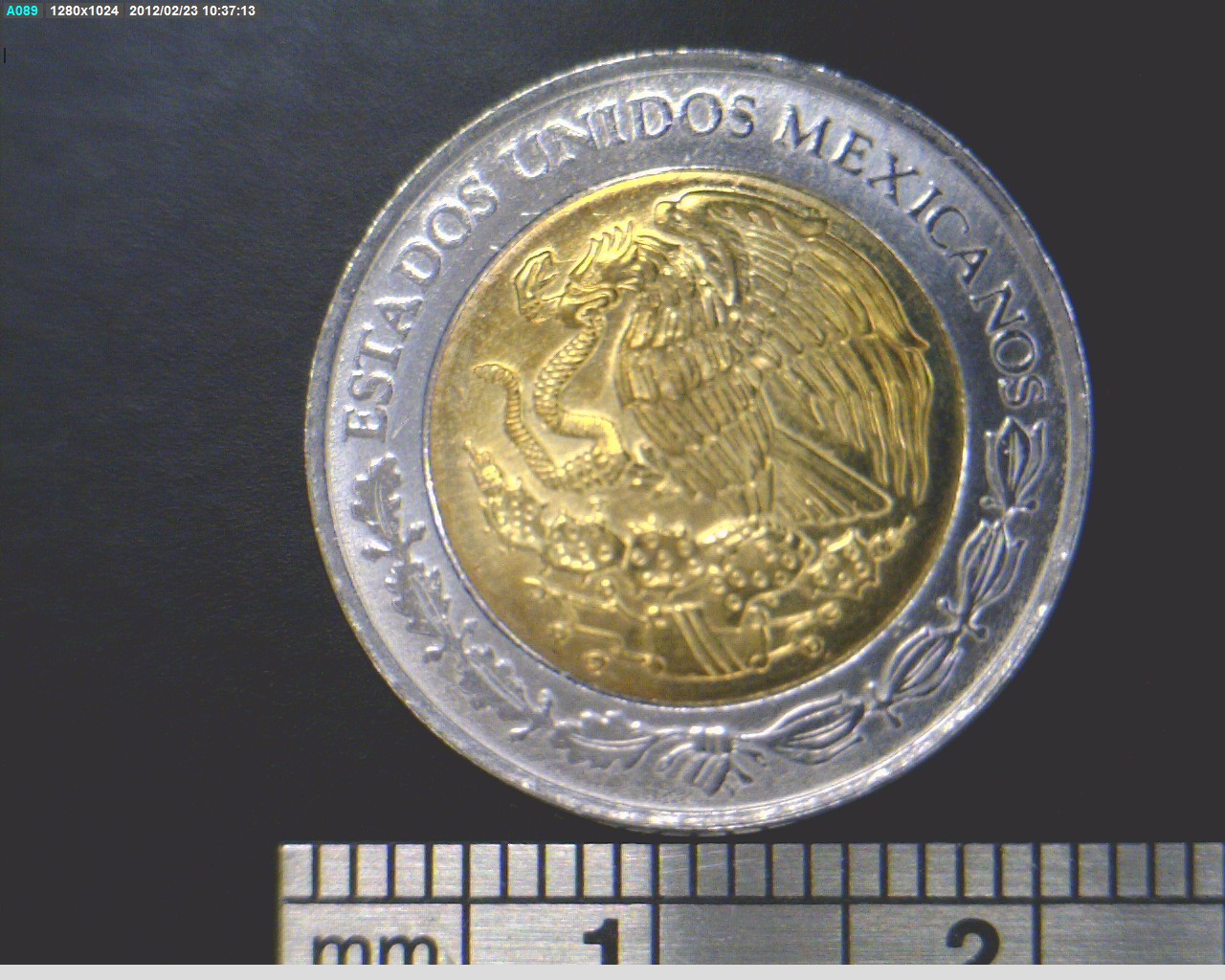 1 Bimetálica 2011 . Inventario Banxico 22727 (anverso)
