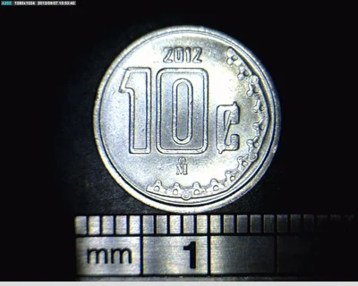 10 Centavos Acero inoxidable 2012