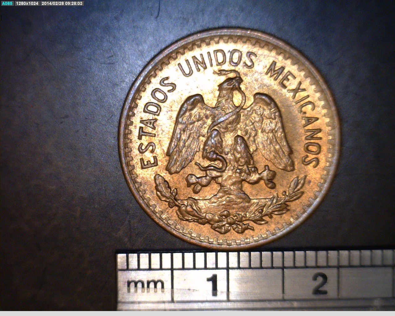 1 Centavos Bronce 1947 (anverso)