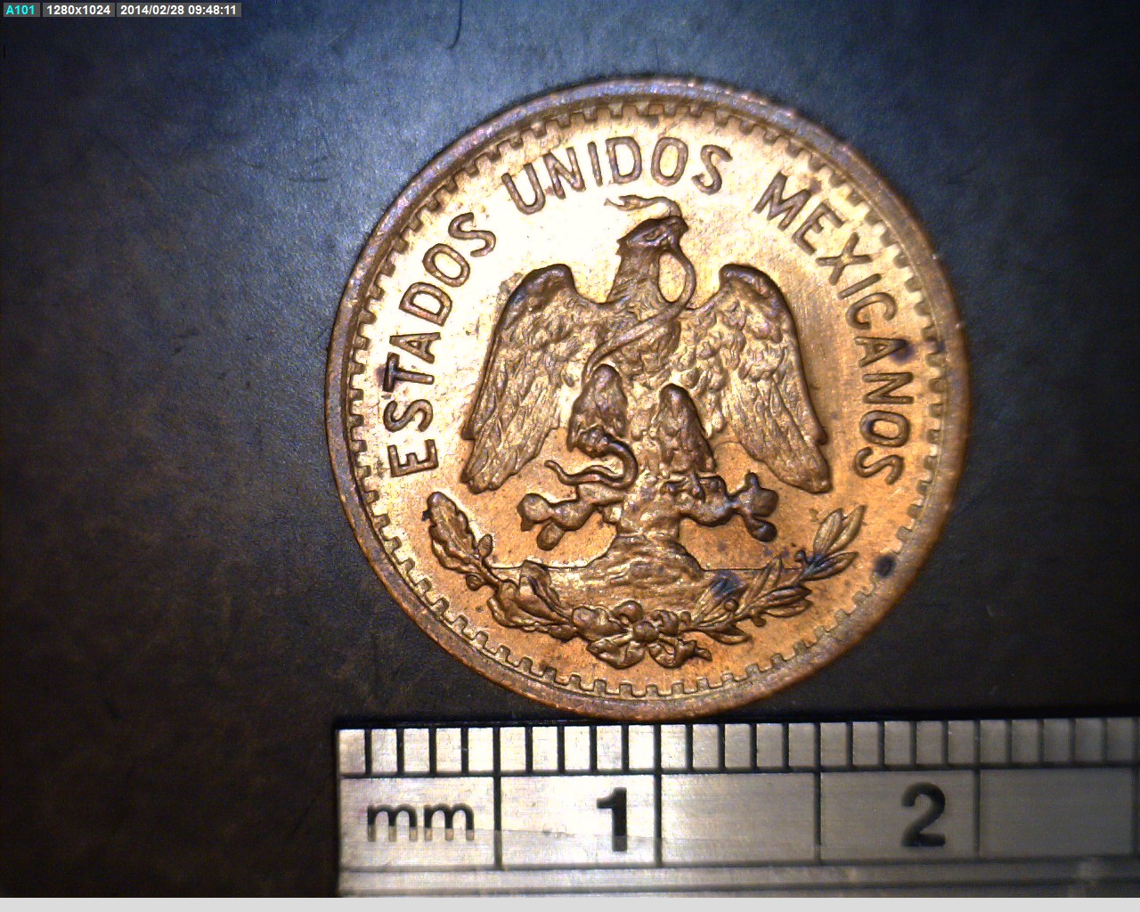 1 Centavos Bronce 1948 (anverso)