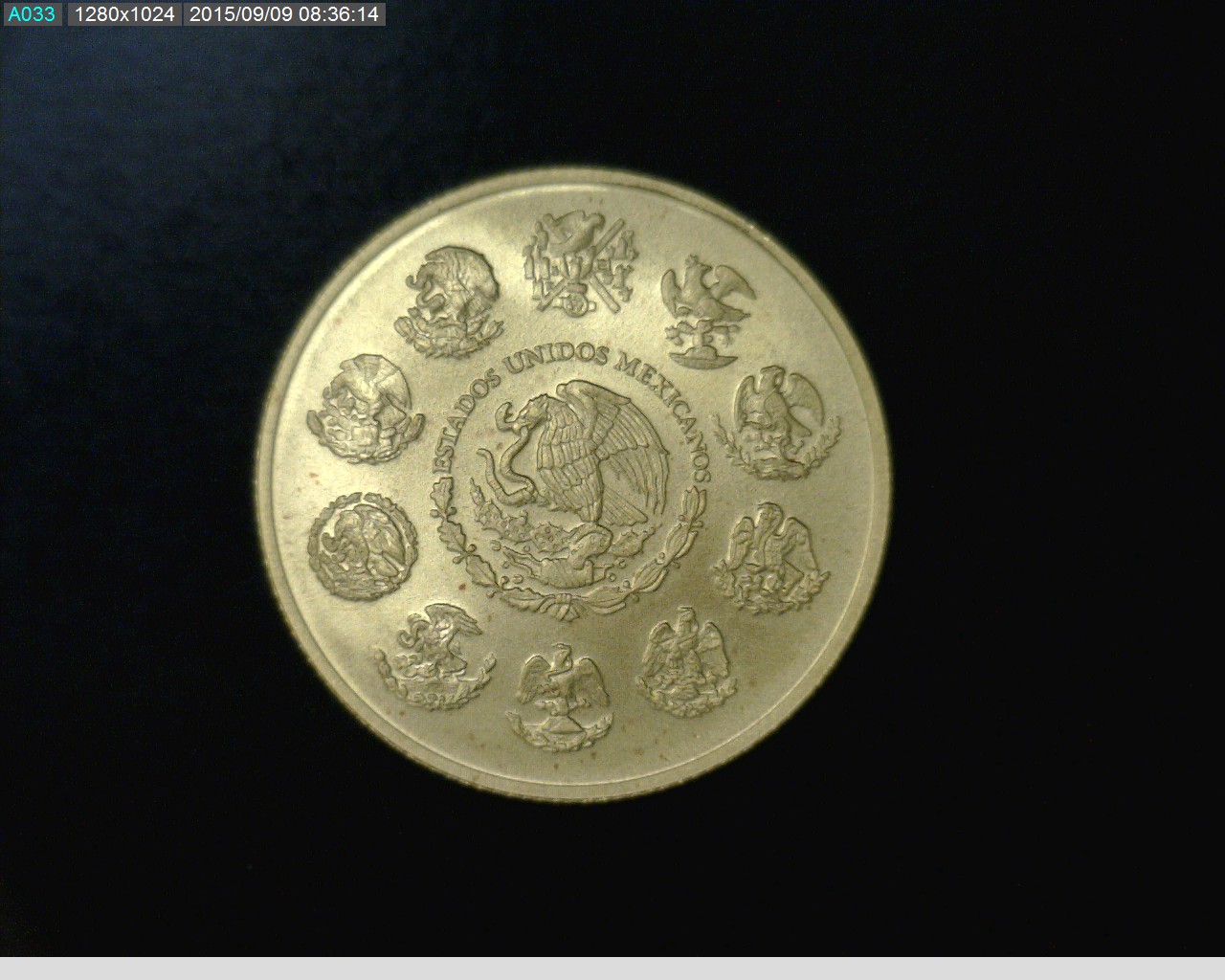 1 oz Libertad Oro 2012 · Inventario Banxico 22987 (anverso)