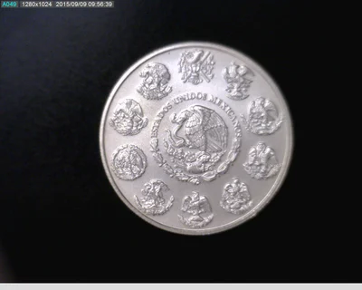 1 oz Libertad Plata 2013 · Inventario Banxico 22996 (anverso)