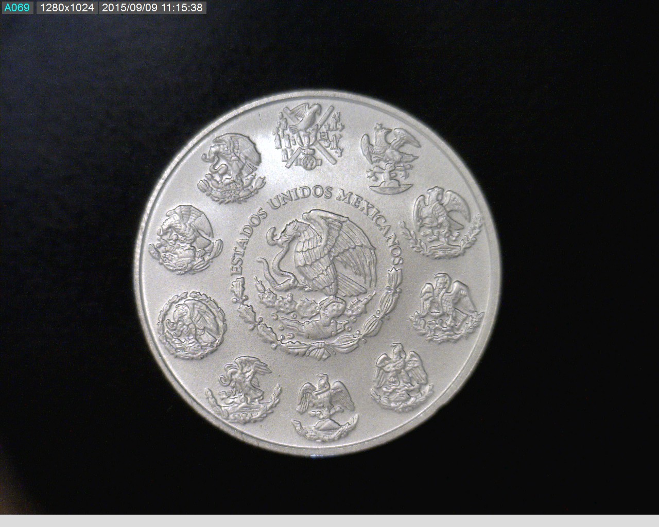1 oz Libertad Plata 2012 · Inventario Banxico 23006 (anverso)