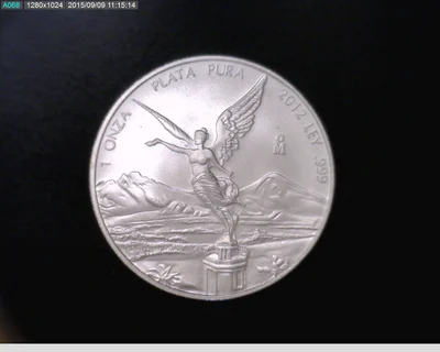 1 Onza Libertad Plata 2012