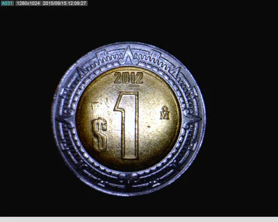 1 Peso Bimetálica 2012