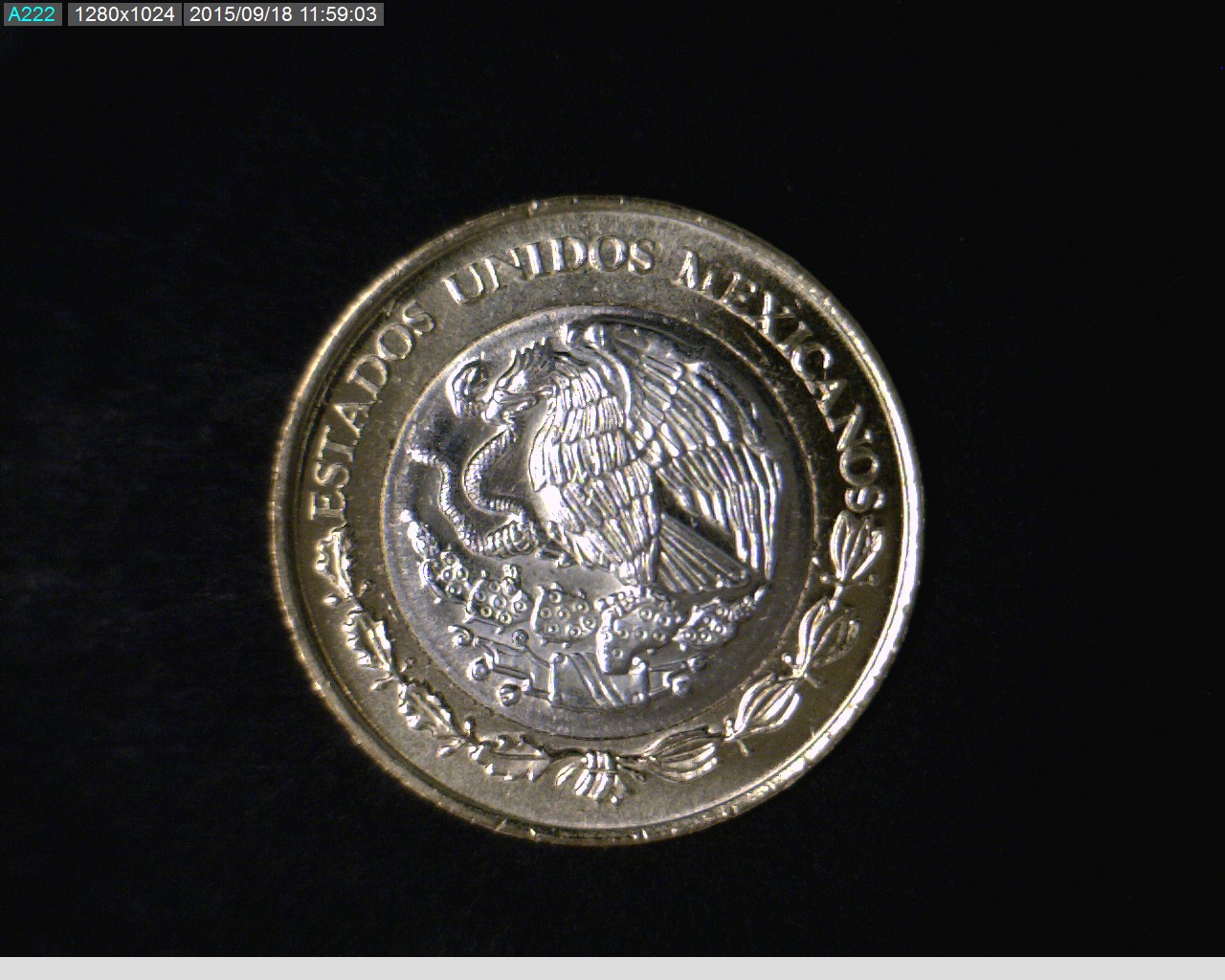 10 Bimetálica 2014 . Inventario Banxico 23219 (anverso)