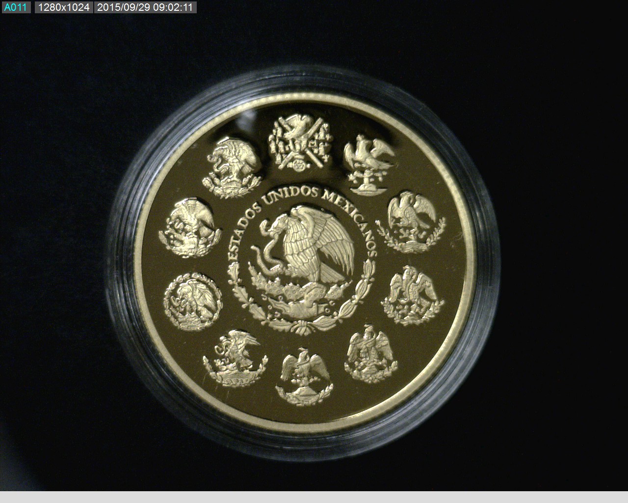1 oz Libertad Oro 2013 · Inventario Banxico 23282 (anverso)