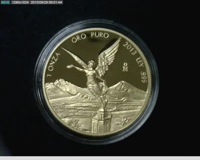 1 Onza Libertad Oro 2013