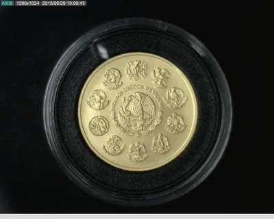 1 oz Libertad Oro 2014 · Inventario Banxico 23310 (anverso)