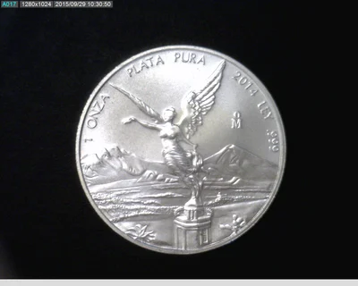 1 Onza Libertad Plata 2014