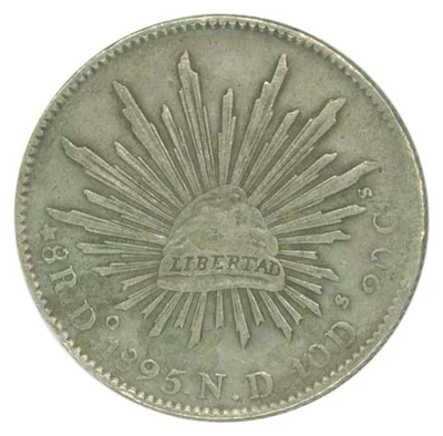 8 Reales Resplandor Durango 1895