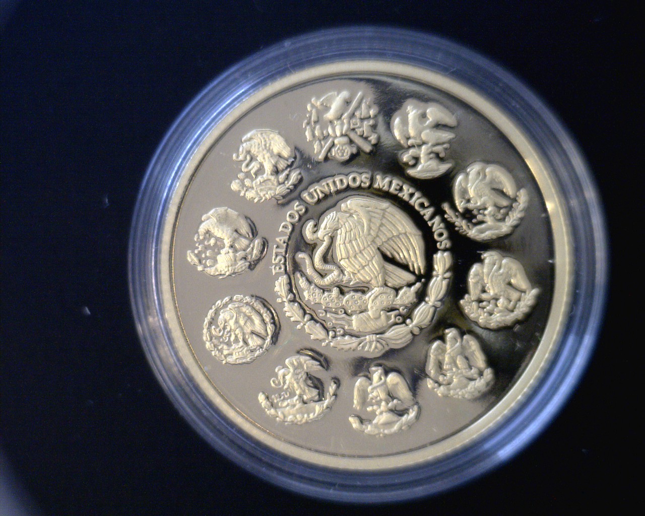 1 oz Libertad Oro 2017 · Inventario Banxico 23895 (anverso)