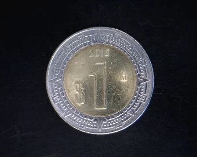 1 Peso Bimetálica 2016