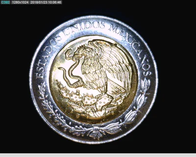 5 Bimetálica 2016 . Inventario Banxico 23973 (anverso)