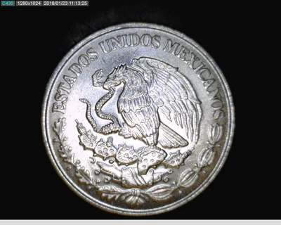 50 Acero inoxidable 2017 . Inventario Banxico 23993 (anverso)