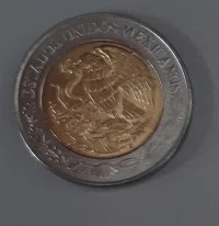 1 Bimetálica 2017 . Inventario Banxico 23998 (anverso)