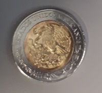 5 Bimetálica 2017 . Inventario Banxico 24008 (anverso)