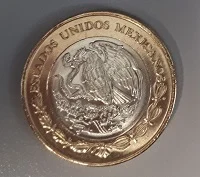 10 Bimetálica 2017 . Inventario Banxico 24013 (anverso)