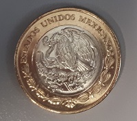 10 Bimetálica 2017 . Inventario Banxico 24013 (anverso)