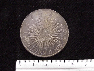 8 Reales Resplandor México 1879
