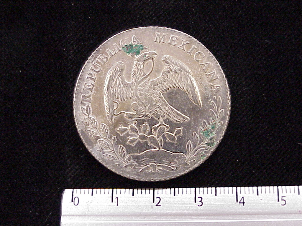 8 Plata 1881 . Inventario Banxico 4416 (anverso)