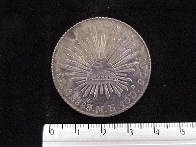 8 Reales Resplandor México 1883