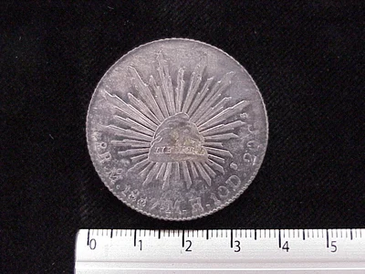 8 Reales Resplandor México 1887