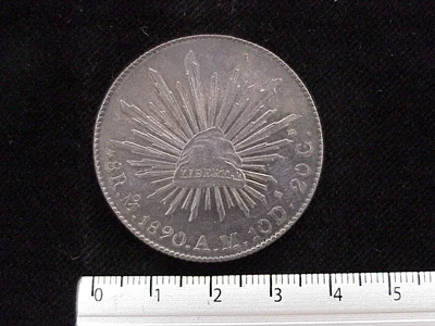 8 Reales Resplandor México 1890