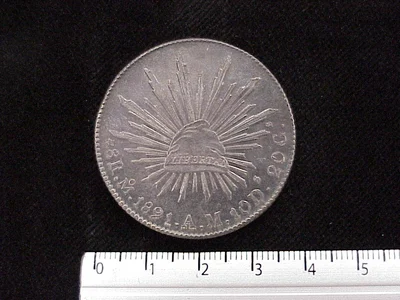 8 Reales Resplandor México 1891