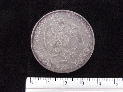 8 Plata 1893 . Inventario Banxico 4460 (anverso)