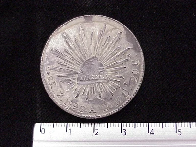 8 Reales Resplandor México 1896