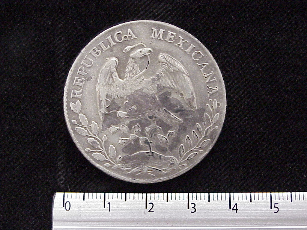 8 Plata 1888 . Inventario Banxico 5753 (anverso)