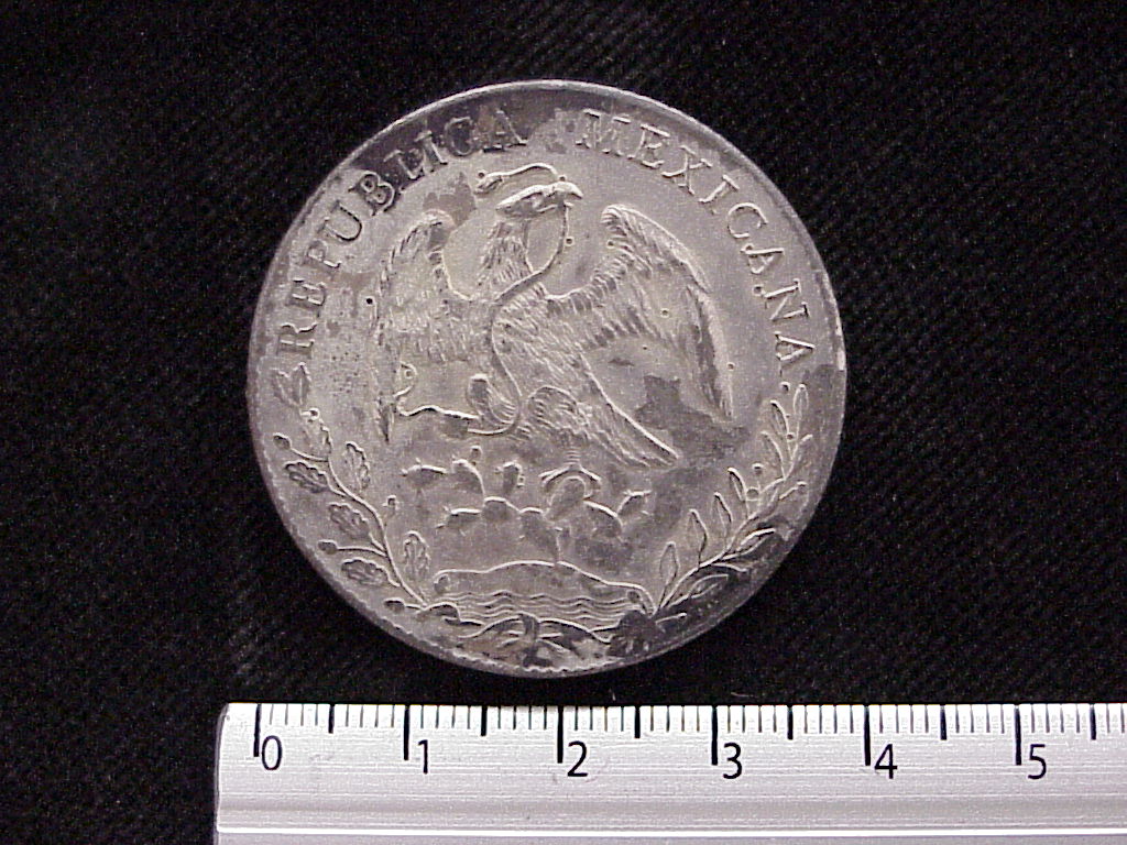 8 Plata 1893 . Inventario Banxico 5770 (anverso)