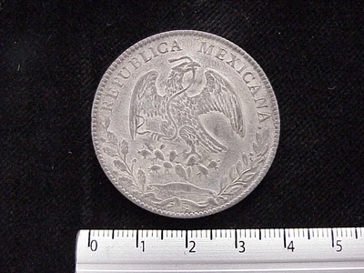 8 Plata 1878 . Inventario Banxico 6012 (anverso)