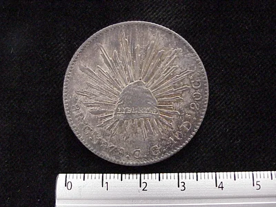 8 Reales Resplandor Culiacán 1878