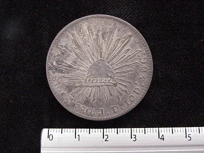 8 Reales Resplandor Culiacán 1880