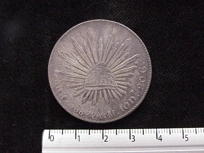 8 Reales Resplandor Culiacán 1887