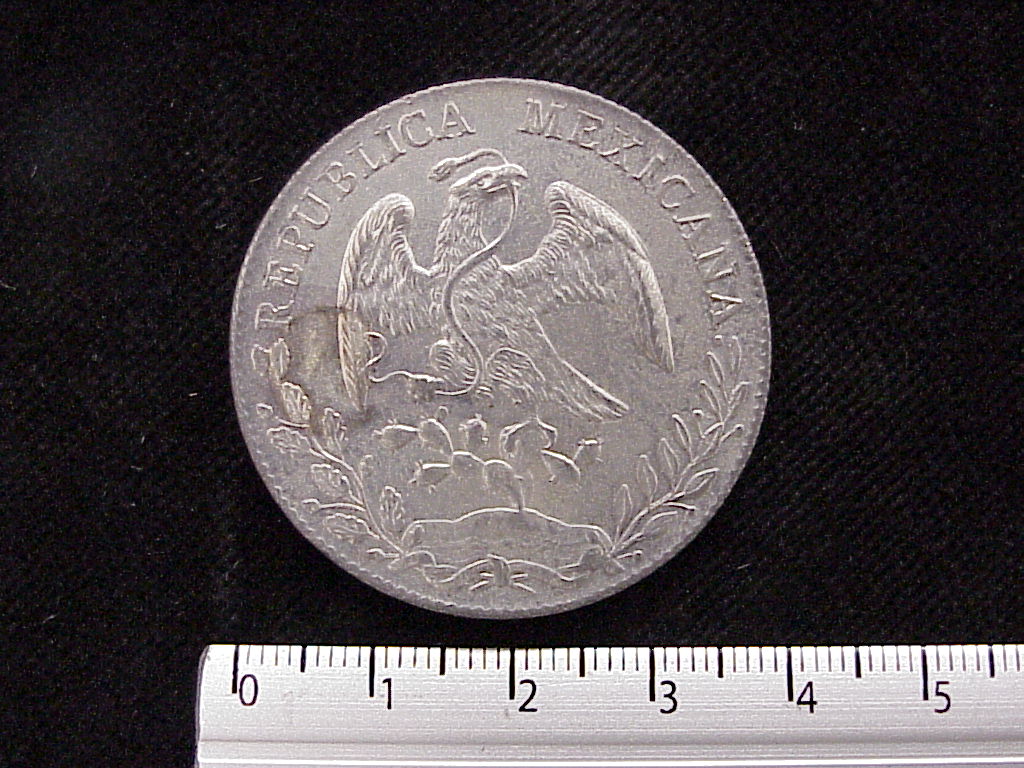 8 Plata 1888 . Inventario Banxico 6053 (anverso)