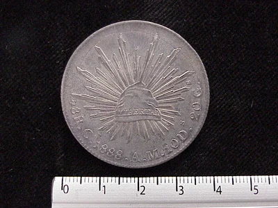 8 Reales Resplandor Culiacán 1888
