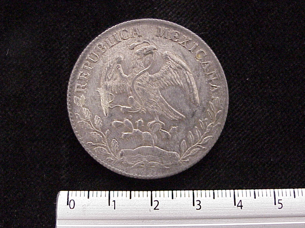 8 Plata 1889 . Inventario Banxico 6057 (anverso)