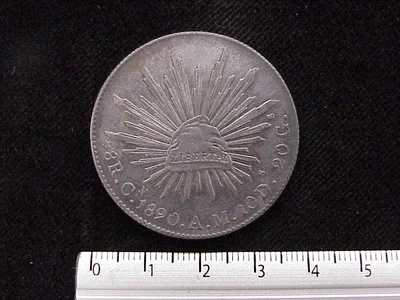 8 Reales Resplandor Culiacán 1890