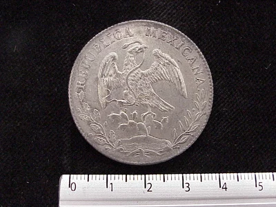 8 Plata 1891 . Inventario Banxico 6063 (anverso)