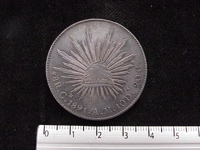 8 Reales Resplandor Culiacán 1891