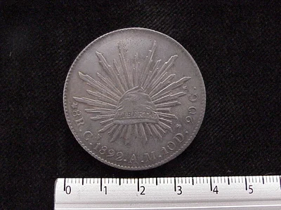 8 Reales Resplandor Culiacán 1892