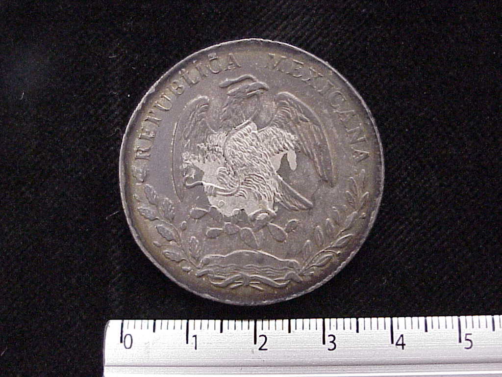 8 Plata 1880 . Inventario Banxico 6574 (anverso)